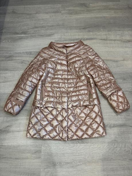 Zimna, stylova, leskla bundicka, s
