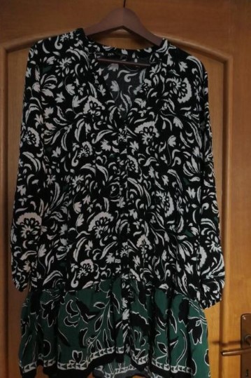 Zara nadherne elegantne, pohodlne damske saty m/l, zara,l