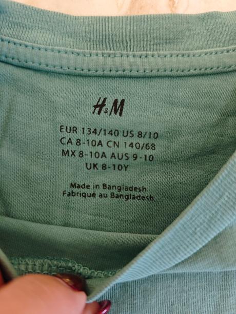 Tenká letná súprava, h&m,134