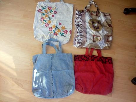 Textilné tašky 4ks.,