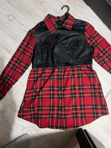 Košeľa s kozenkou karovana, l