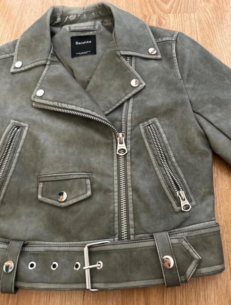 Kožená bunda, bershka,xs
