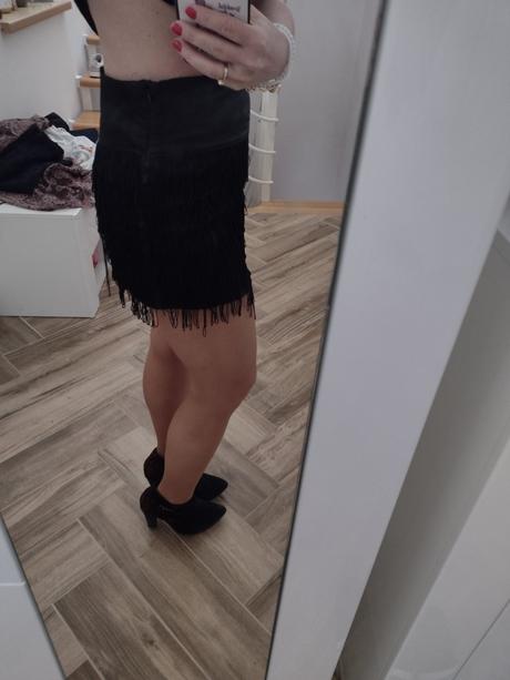 Mini sukňa so strapcami, atmosphere,s