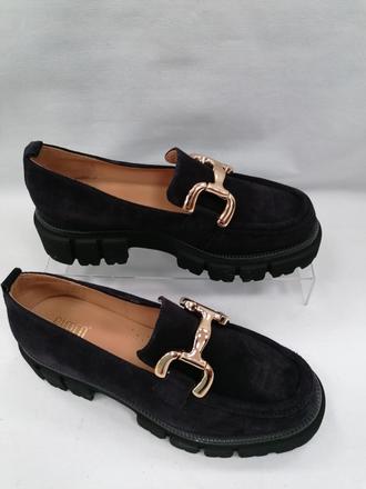 Dámske kožené mokasíny 22 220116 z, 36 / 37 / 38 / 39 / 40