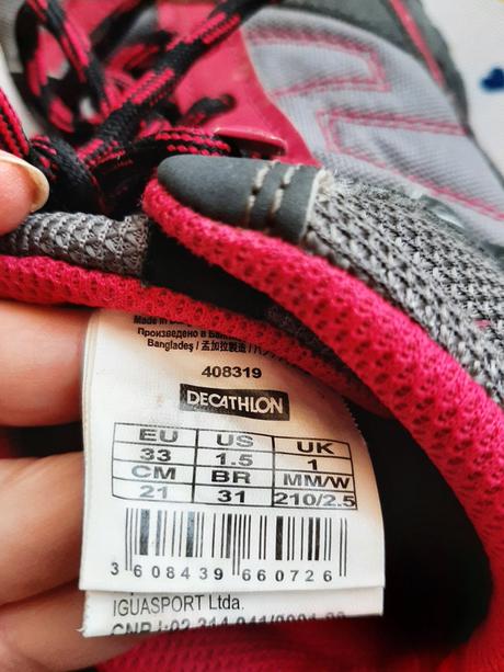 Turistické topánky, quechua,33