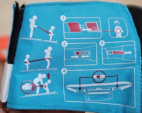 Lyžiarky, prilba, postroj, 22