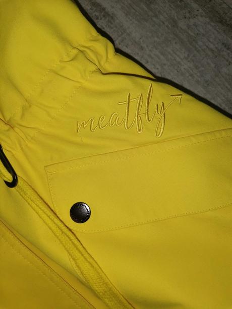 Parka meatfly - m, žltá, m