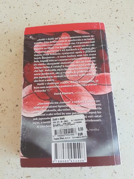 Kniha evitovka sushi v dushi, 
