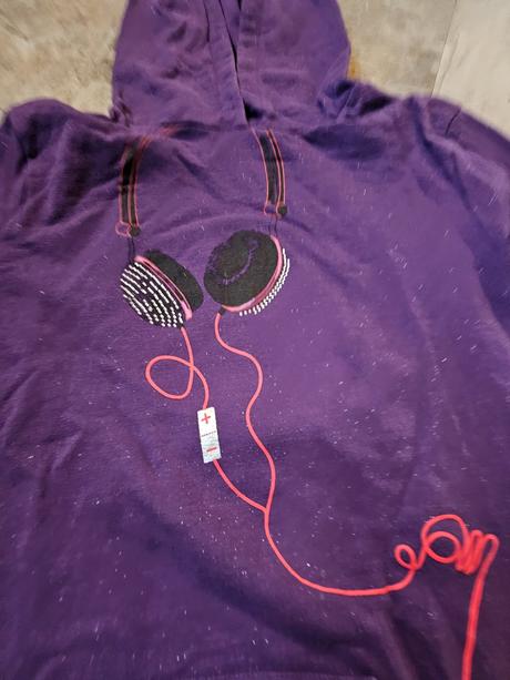 Fialová tunika/šaty 152, 152