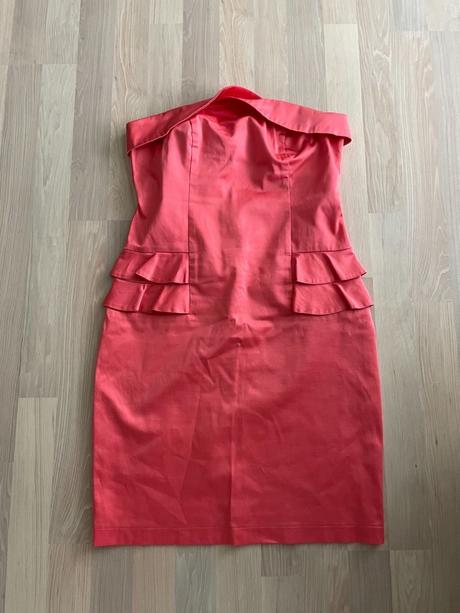 Lososové šaty, orsay,s