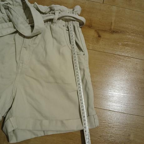 Bavlnené riflové šortky s vysokým pásom, h&m,s