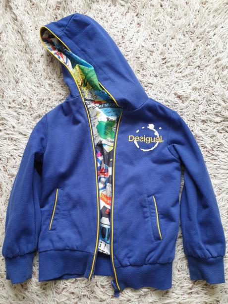 Obojstranna bundicka/mikina, desigual,116