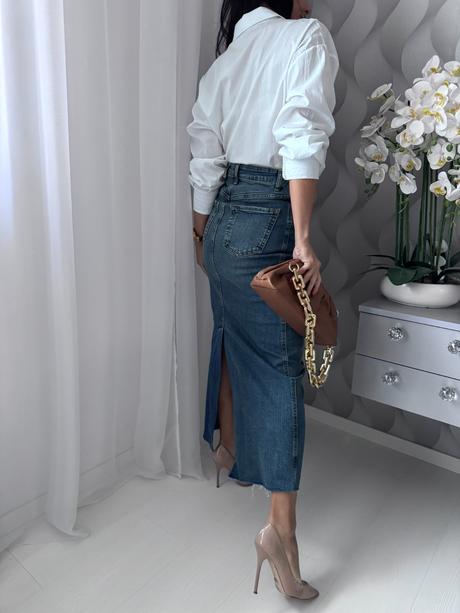 Zara - džínsová sukňa, zara,xs