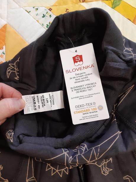 Teplaky s dinosaurami, slovenka,128