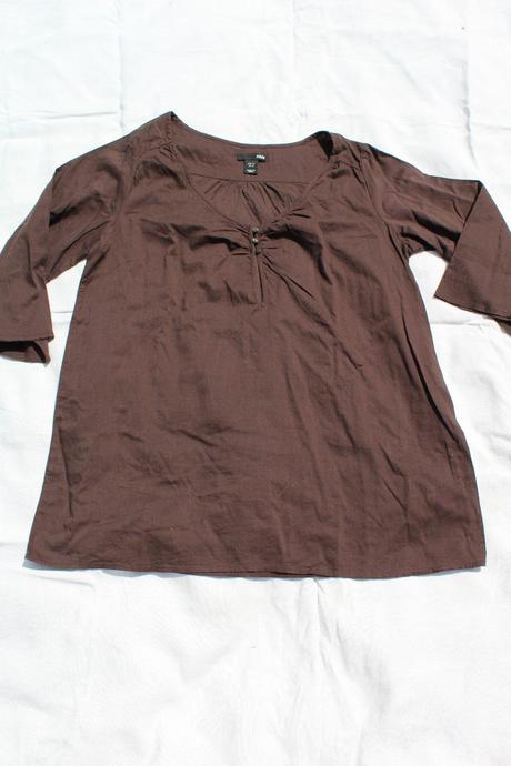 Bavlnená blúzka, h&m,42