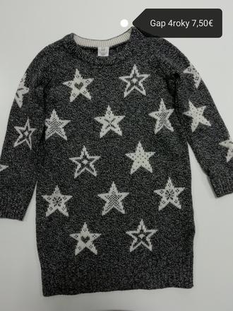 Svetríkové šaty s hviezdami, gap,104