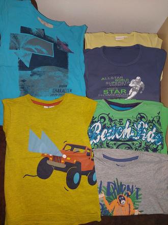 Tricka 6 ks kratky rukav, lupilu,122