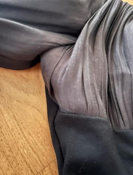 Čierne body s voľnými rukávmi zara, zara,l