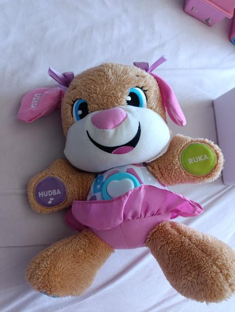 Fisher price hovoriaci psík sestrička, 
