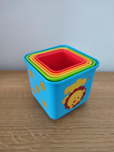 Zvieratkové skladacie kocky fisher-price, 