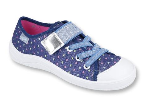 Dievčenské plátené tenisky tim 5150102, befado,33 / 36