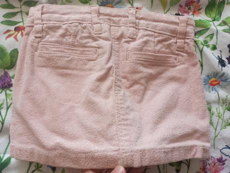 Manchestrová sukňa s trblietkami, h&m,92