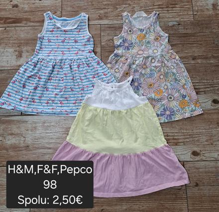 Letné šaty, h&m,98