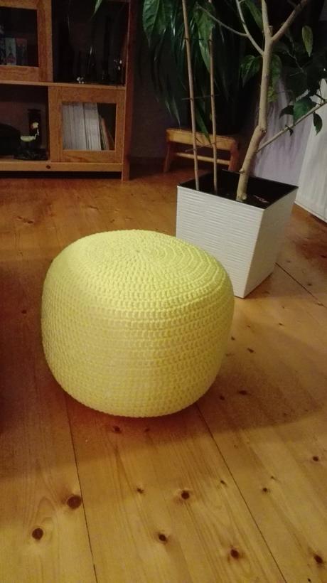 Pufík - háčkovaný - rôzne farby na zakázku., 