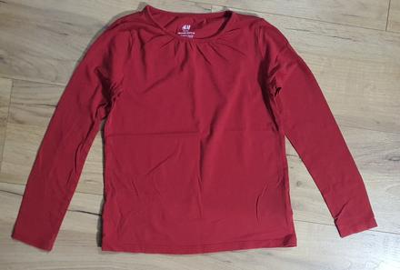 Natelnik tricko s dlhým rukávom, h&m,134