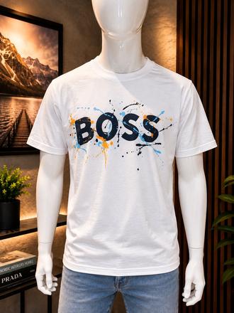 Biele pánske tričko boss, hugo boss,xl