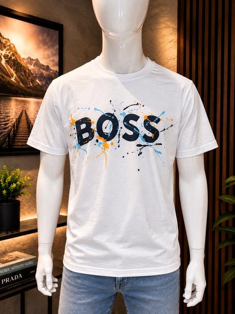 Biele pánske tričko boss, hugo boss,xl