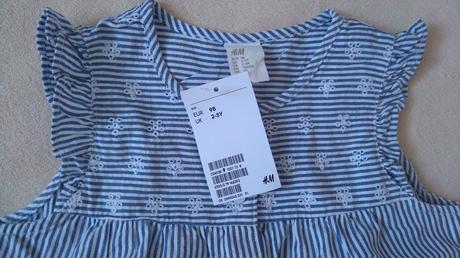 Letná vyšívané supravicka, h&m,98