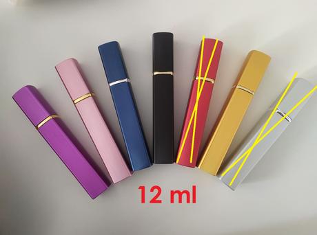 Plniteľný rozprašovač parfémov - rôzne veľkosti, 