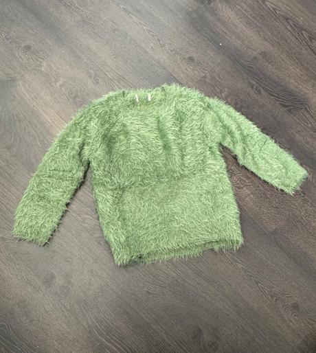 Mäkučký plyšový sveter/mikina plus2, 158