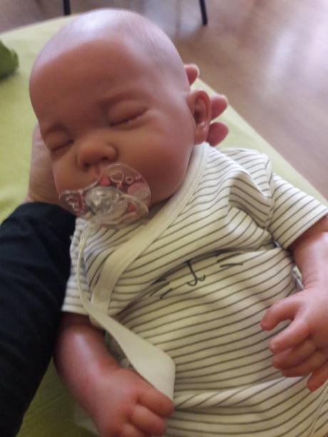 Reborn - spiaca realistická bábika - ako živá, 