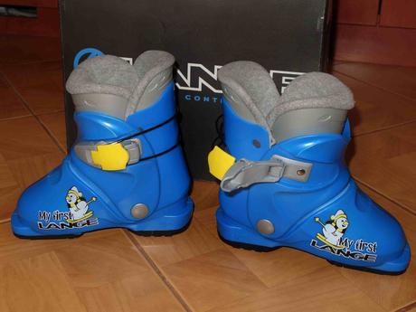Detské lyžiarske topánky lange 17-17,5 cm (25-26), lange,25