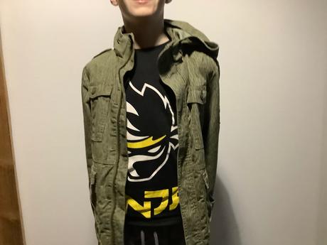 H&m detska jarna vojenska bunda 134, h&m,134