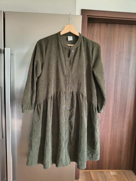 Studio voľné oversize menčestrové šaty s-m, only,m