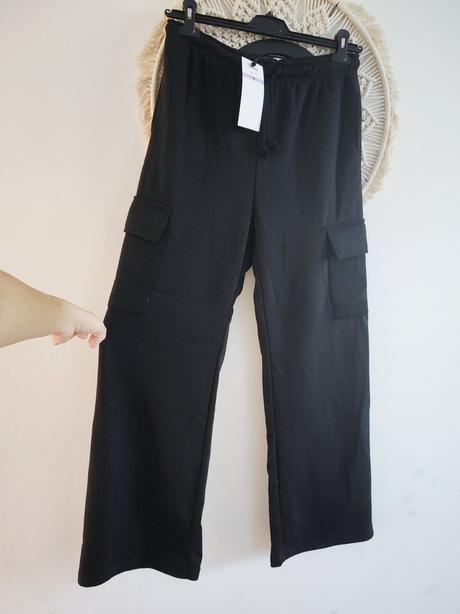 Široké kapsačové tepláky, sinsay,m