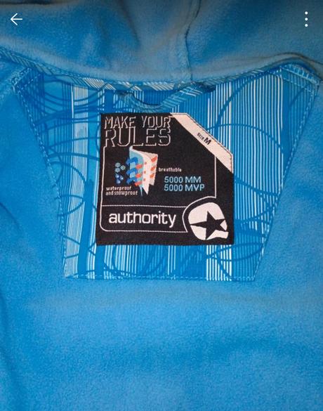 Športová vetrovka, authority,38