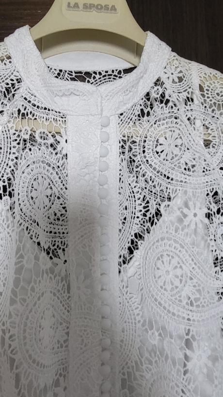 Nádherné biele šaty, m