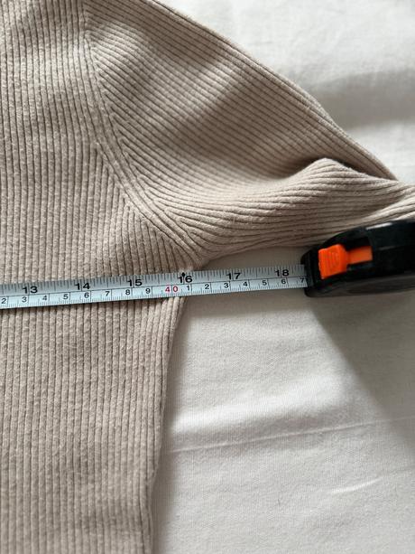 Béžová súprava zo zmesi bavlny, kašmíru a vlny, m