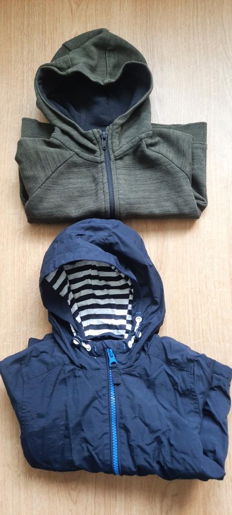 Nepremokavá bunda a mikina, next,86