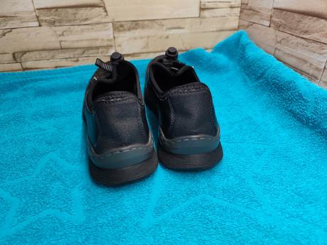 Rieker 38 - dámske čierne nazúvacie topánky, rieker,38