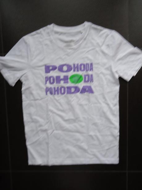 Pohoda festivalové biele bavlnené tričko, s