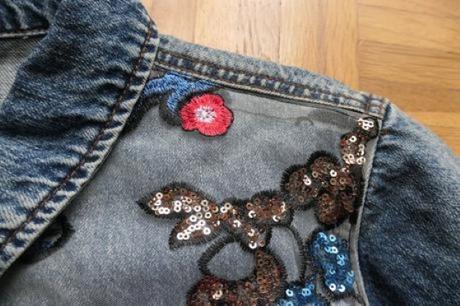 Desigual original nadherna, vysivana riflovka s/m, desigual,38