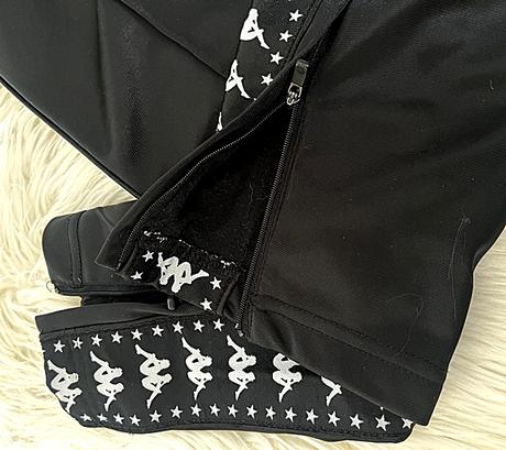 Dámske čierne tepláky/tepláky kappa, kappa,m