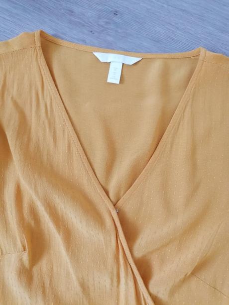 Závinovacia blúzka, h&m,s