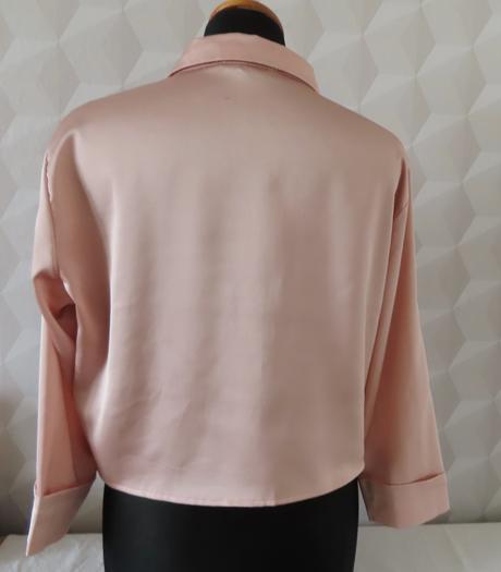 Saténová blúzka cameo rose, veľ. m, m