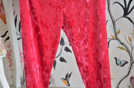 Velúrové-zamatové legínky-140, 140